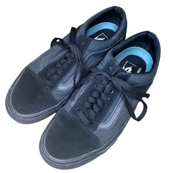 Vans Other - Vans Size Mens 6.5 Ultra Cush Vans Guard Protection Skater Canvas Black Shoes